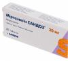 Миртазапин - инструкция по применению таблеток, состав, показания, побочные эффекты, аналоги и цена Антидепрессанты миртазапин